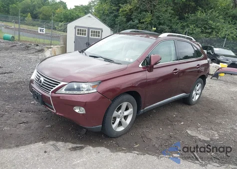 2013 Lexus Rx 350 from USA, damaged, VIN 2T2BK1BA4DC223020
